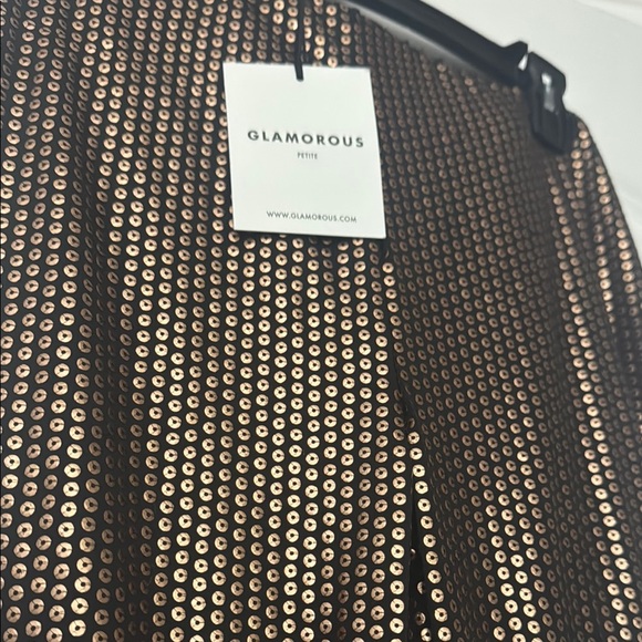 Black and Gold Flared Pants - Picture 2 of 3